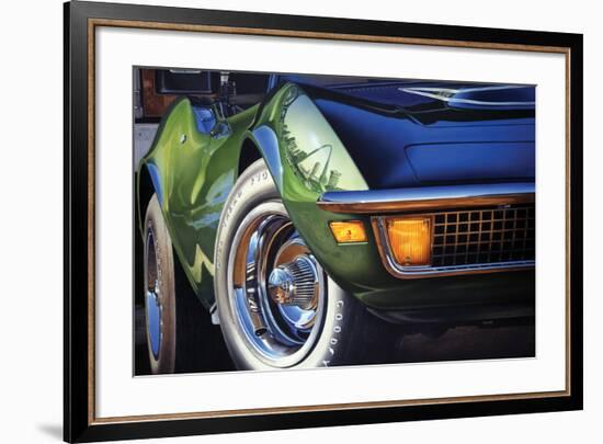 Corvette 1970 in St. Louis-Graham Reynold-Framed Art Print