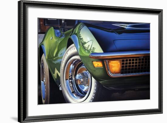 Corvette 1970 in St. Louis-Graham Reynold-Framed Art Print