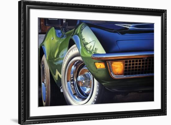 Corvette 1970 in St. Louis-Graham Reynold-Framed Art Print