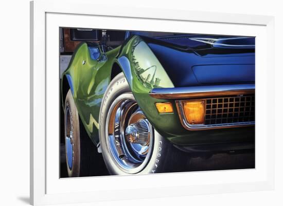 Corvette 1970 in St. Louis-Graham Reynold-Framed Art Print