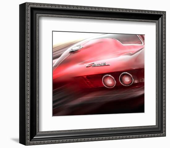 Corvette El Diablo-Richard James-Framed Premium Giclee Print