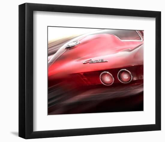 Corvette El Diablo-Richard James-Framed Premium Giclee Print