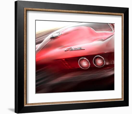 Corvette El Diablo-Richard James-Framed Art Print