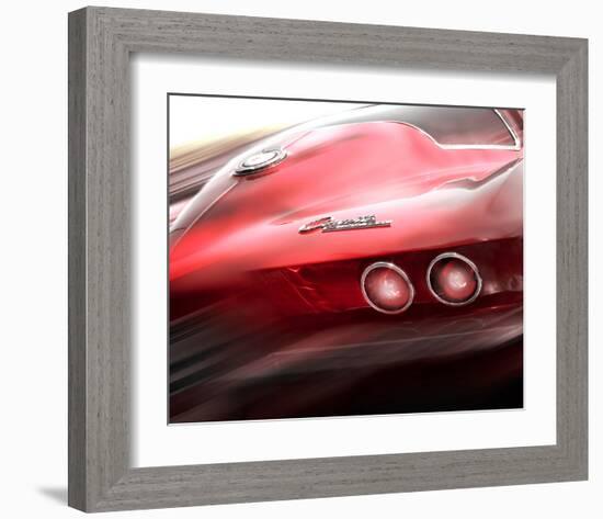 Corvette El Diablo-Richard James-Framed Art Print