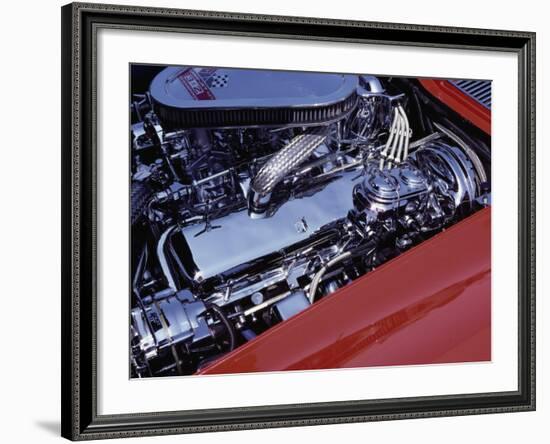 Corvette Engine--Framed Photographic Print