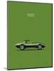 Corvette Stingray 1970 Green-Mark Rogan-Mounted Art Print