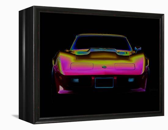 Corvette Stingray-Clive Branson-Framed Stretched Canvas