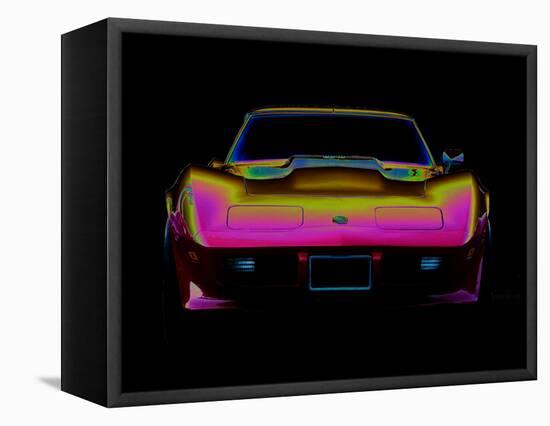 Corvette Stingray-Clive Branson-Framed Stretched Canvas