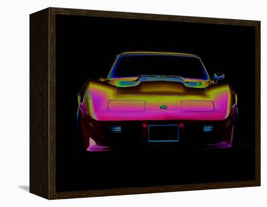 Corvette Stingray-Clive Branson-Framed Stretched Canvas