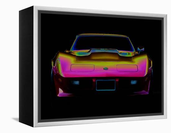 Corvette Stingray-Clive Branson-Framed Stretched Canvas