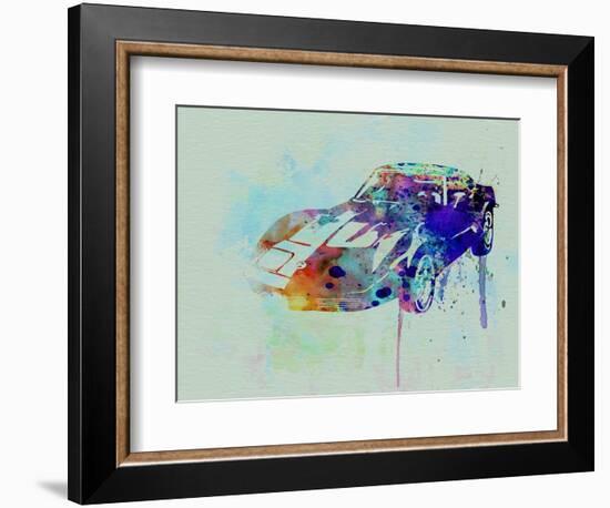 Corvette Watercolor-NaxArt-Framed Art Print