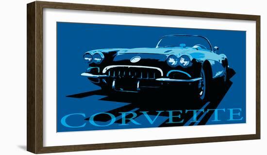 Corvette-Malcolm Sanders-Framed Giclee Print