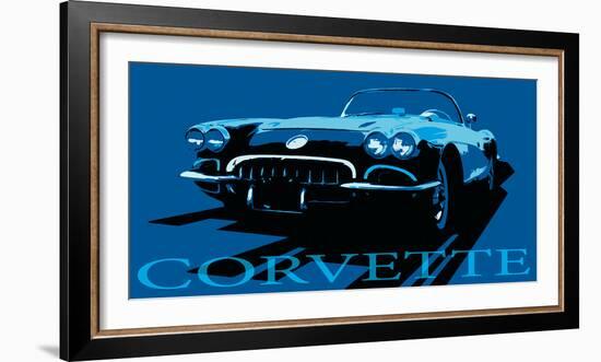 Corvette-Malcolm Sanders-Framed Giclee Print