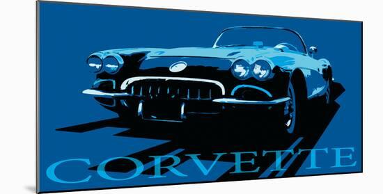 Corvette-Malcolm Sanders-Mounted Giclee Print