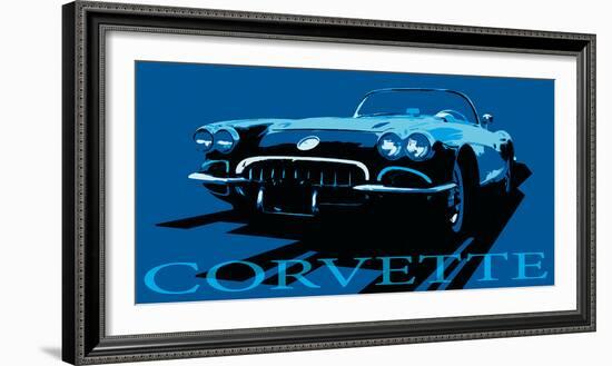 Corvette-Malcolm Sanders-Framed Giclee Print