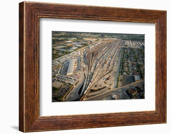 Corwith Intermodal Rail Yard Chicago-Steve Gadomski-Framed Photographic Print