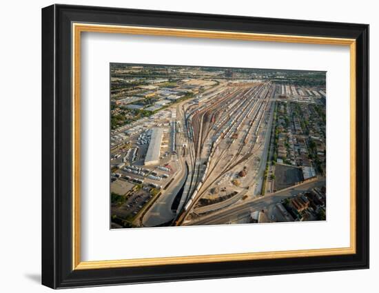 Corwith Intermodal Rail Yard Chicago-Steve Gadomski-Framed Photographic Print