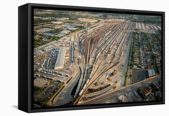 Corwith Intermodal Rail Yard Chicago-Steve Gadomski-Framed Premier Image Canvas