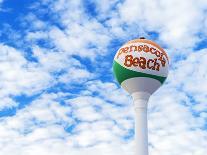 Pensacola Beach Florida Iconic Beach Ball Water Tower with Blue Skies-Cory Woodruff-Framed Photographic Print