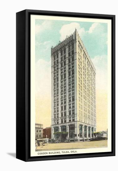 Cosden Building-null-Framed Stretched Canvas