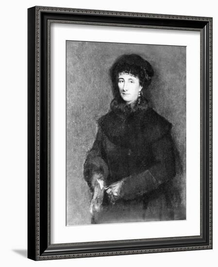 Cosima Wagner - portrait-Franz Seraph von Lenbach-Framed Giclee Print