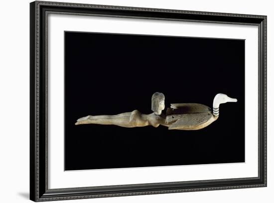 Cosmetics Spoon in the Shape of Swimmer, Ca 1400 BC-null-Framed Giclee Print