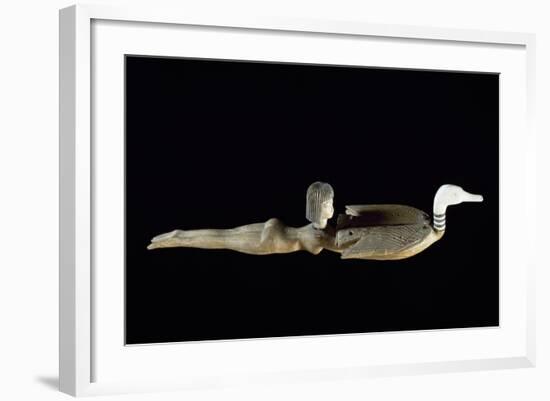 Cosmetics Spoon in the Shape of Swimmer, Ca 1400 BC-null-Framed Giclee Print