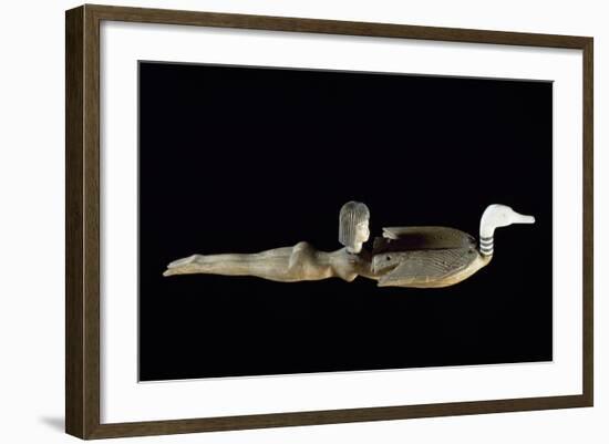 Cosmetics Spoon in the Shape of Swimmer, Ca 1400 BC-null-Framed Giclee Print