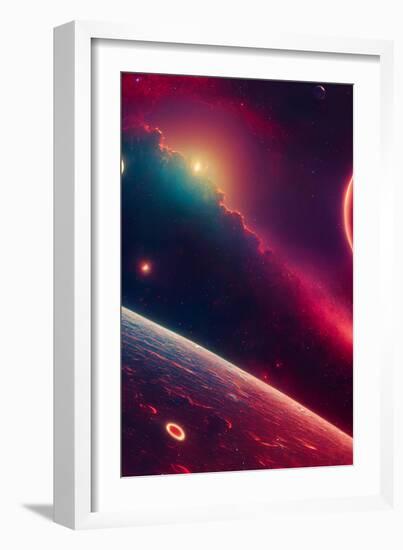 Cosmic 3-null-Framed Premium Giclee Print