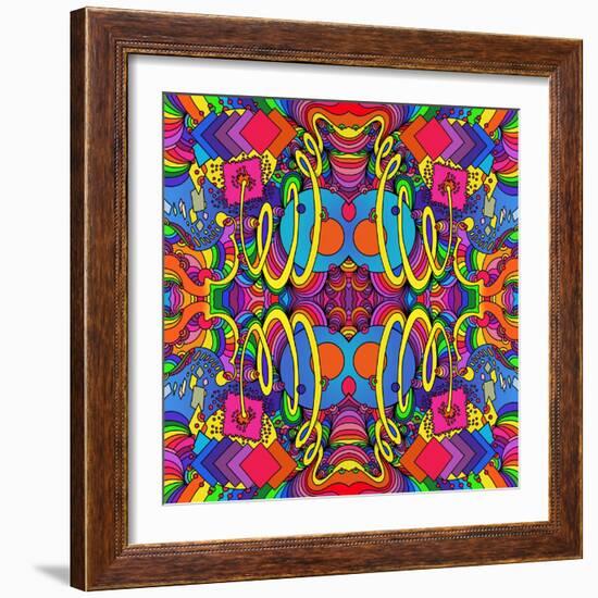 Cosmic Bang B-Howie Green-Framed Giclee Print