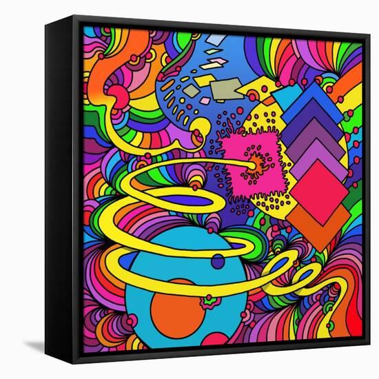 Cosmic Bang-Howie Green-Framed Premier Image Canvas