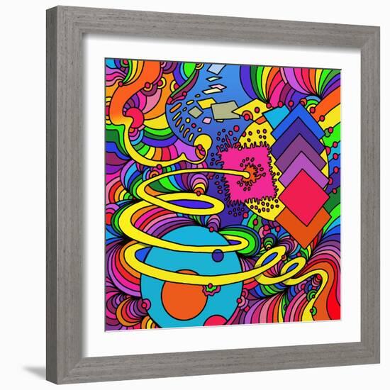 Cosmic Bang-Howie Green-Framed Giclee Print