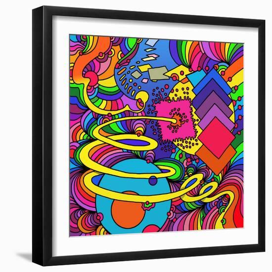 Cosmic Bang-Howie Green-Framed Giclee Print