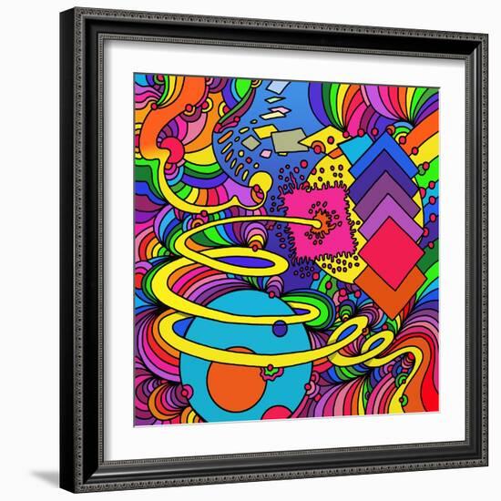 Cosmic Bang-Howie Green-Framed Giclee Print