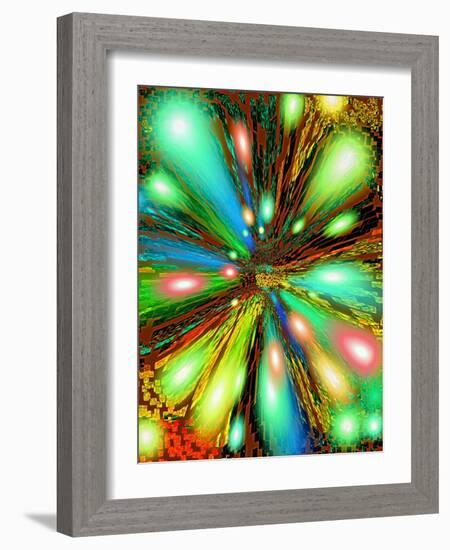 Cosmic Colour Splash-Ruth Palmer 2-Framed Art Print