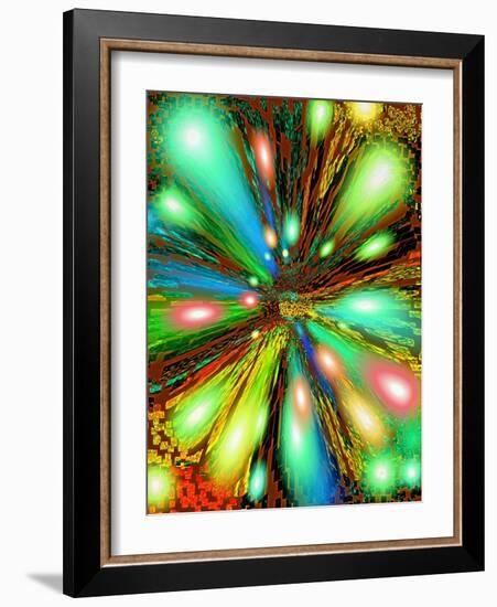 Cosmic Colour Splash-Ruth Palmer 2-Framed Art Print