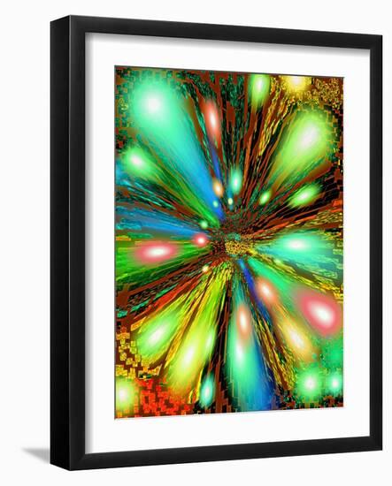 Cosmic Colour Splash-Ruth Palmer 2-Framed Art Print