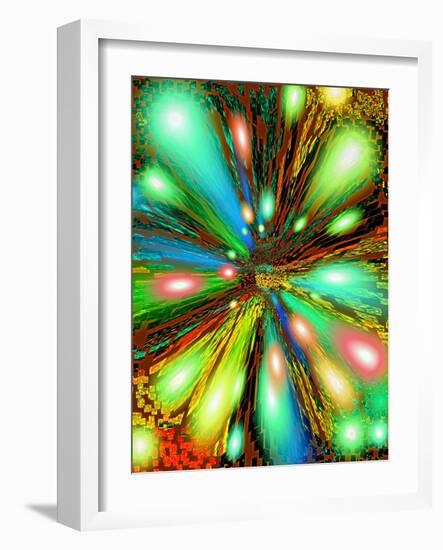 Cosmic Colour Splash-Ruth Palmer 2-Framed Art Print