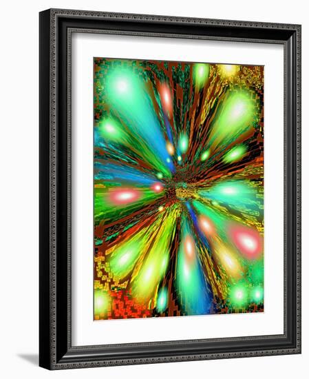 Cosmic Colour Splash-Ruth Palmer 2-Framed Art Print