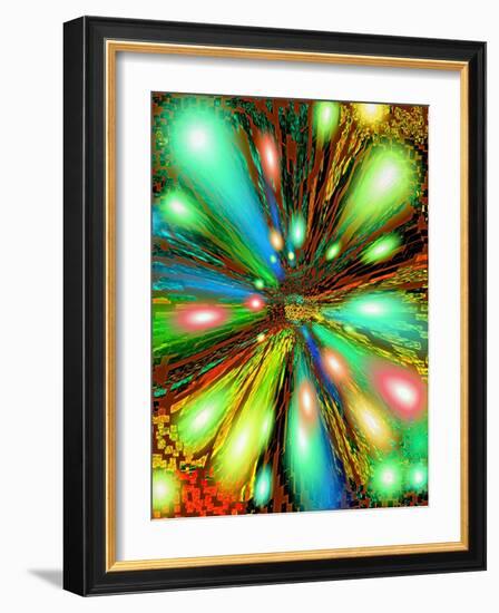 Cosmic Colour Splash-Ruth Palmer 2-Framed Art Print