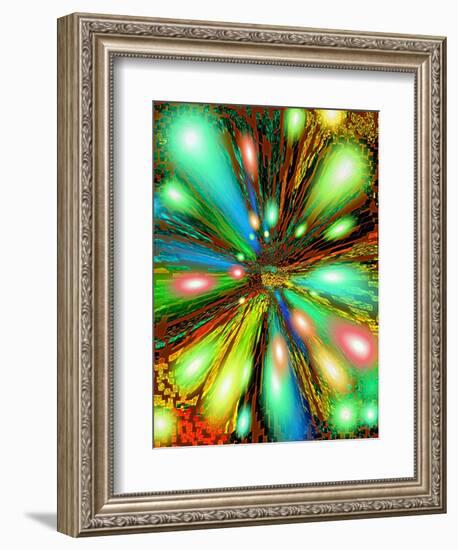 Cosmic Colour Splash-Ruth Palmer 2-Framed Art Print