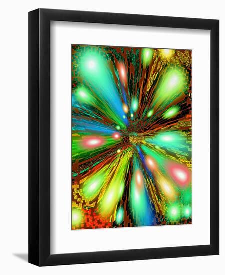 Cosmic Colour Splash-Ruth Palmer 2-Framed Art Print