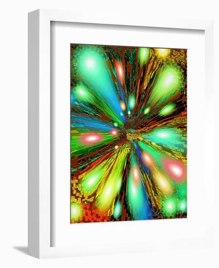 Cosmic Colour Splash-Ruth Palmer 2-Framed Art Print