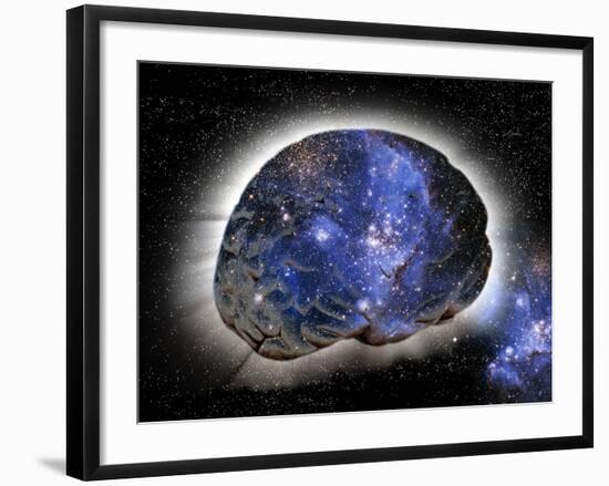 Cosmic Consciousness, Conceptual Artwork-Victor De Schwanberg-Framed Photographic Print