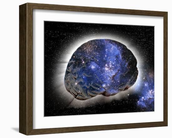 Cosmic Consciousness, Conceptual Artwork-Victor De Schwanberg-Framed Photographic Print