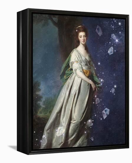 Cosmic Countess-Eccentric Accents-Framed Stretched Canvas