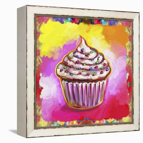 Cosmic Cupcake-Howie Green-Framed Premier Image Canvas