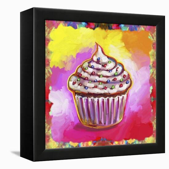 Cosmic Cupcake-Howie Green-Framed Premier Image Canvas