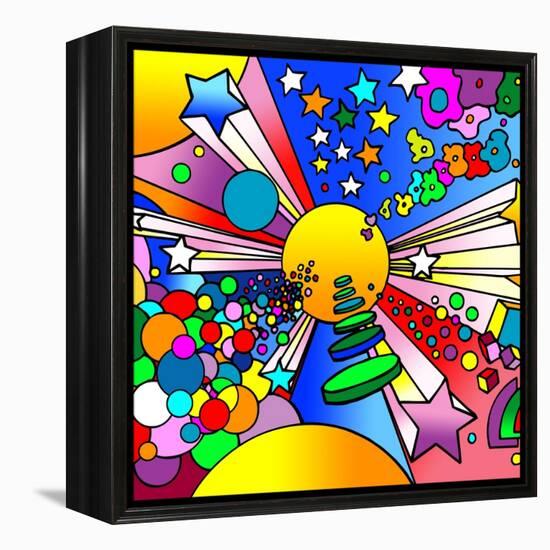 Cosmic Expanding-Howie Green-Framed Premier Image Canvas