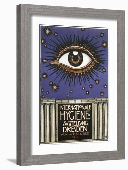 Cosmic Eye International Hygiene-Vintage Apple Collection-Framed Giclee Print